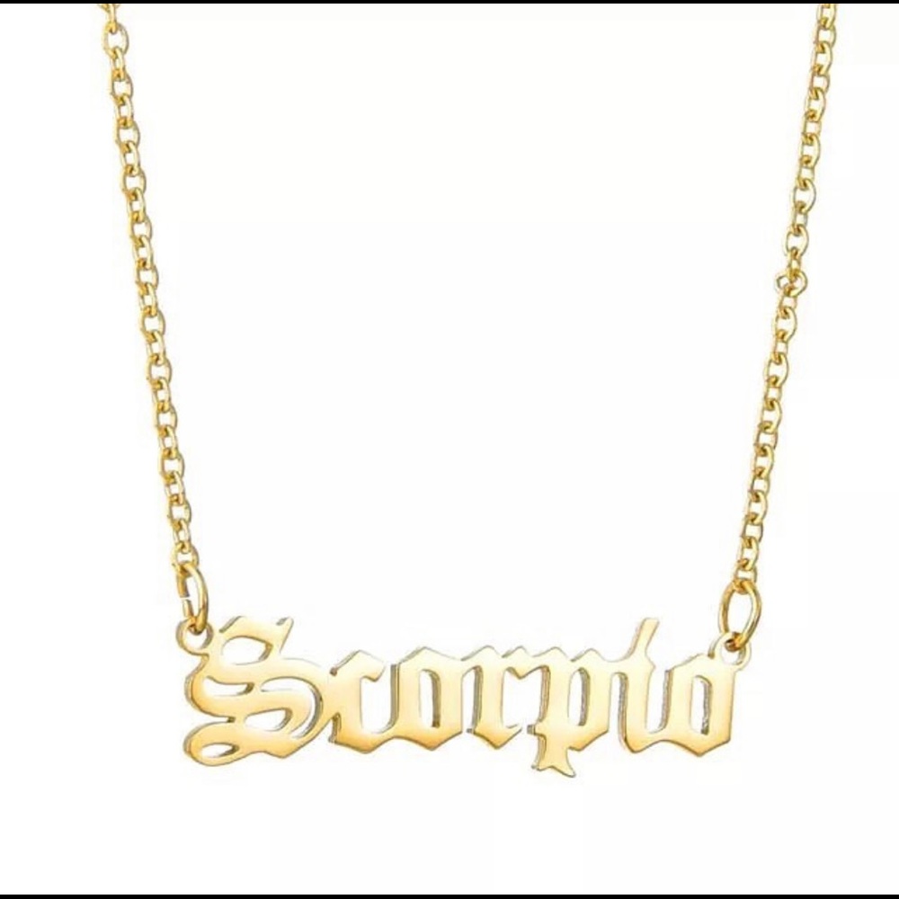 Scorpio Zodiac Anklet (Gold)